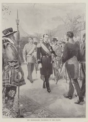 Der Brautzug zur Kapelle